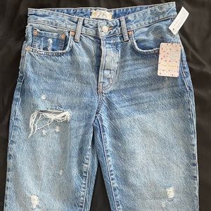 NWOT FREE PEOPLE Good Time Relaxed Skinny Jeans